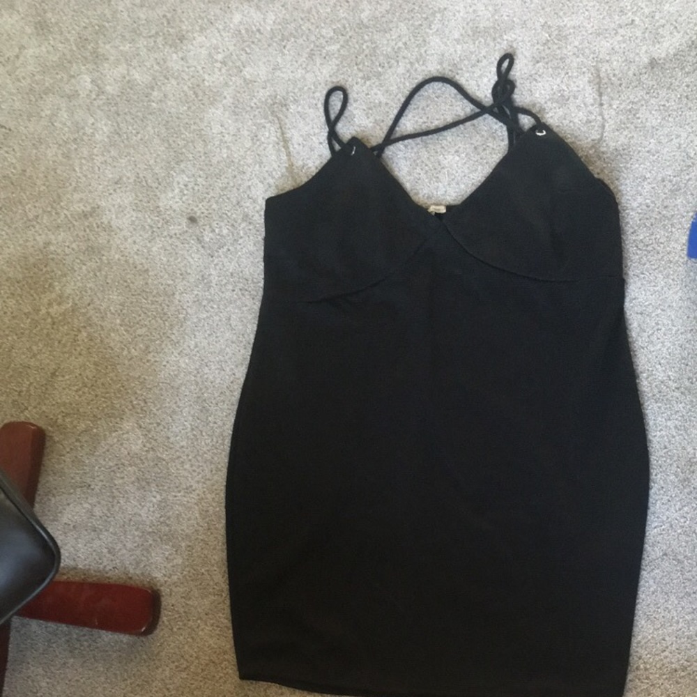 Black racer back plus size dress from forever 21